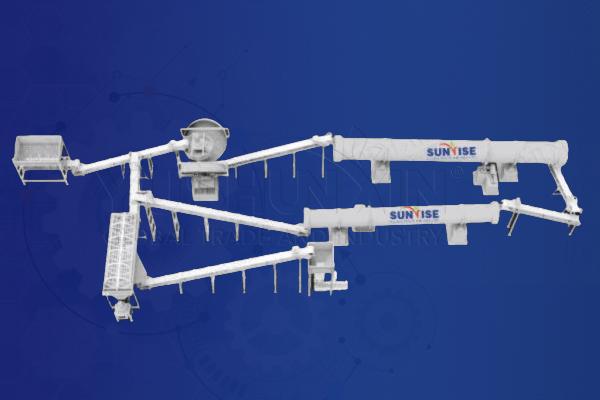 Línea de granulación de discos para la fabricación de pellets de fertilizantes a partir de estiércol de cerdo.