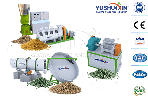 machines de granulation d'engrais industriels